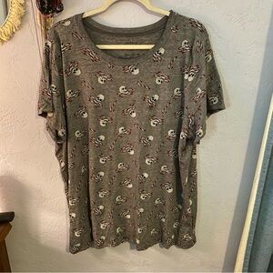 Torrid Skull and Candy Canes Tee 3X